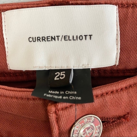 Current Elliott The Original Stiletto Berry Pants - Picture 5 of 7